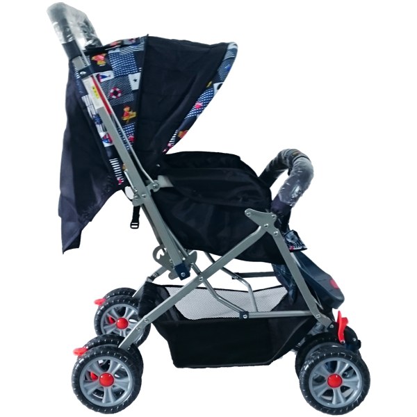 Детска Количка со Вртлива Рачка - Navy Bear - Image 2