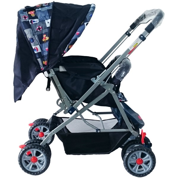 Детска Количка со Вртлива Рачка - Navy Bear - Image 3
