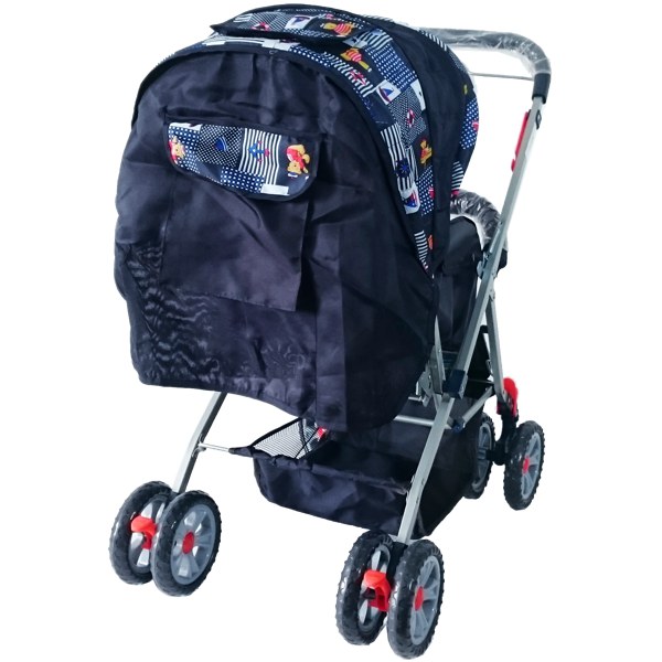 Детска Количка со Вртлива Рачка - Navy Bear - Image 4