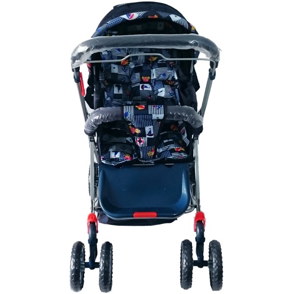 Детска Количка со Вртлива Рачка - Navy Bear - Image 5