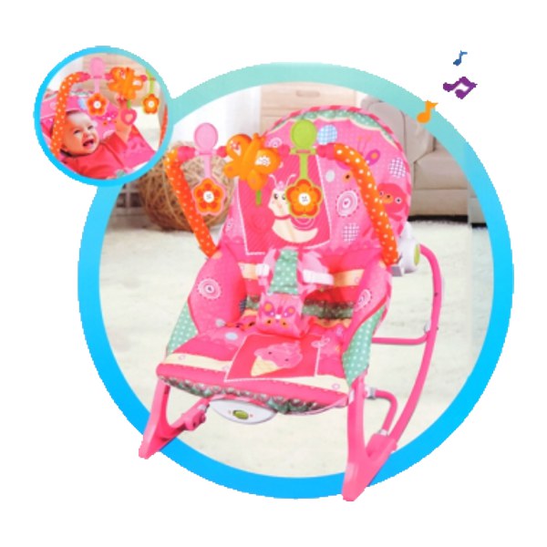 Комбиниран Релаксатор - iBaby (3 во 1) Pink - Image 6