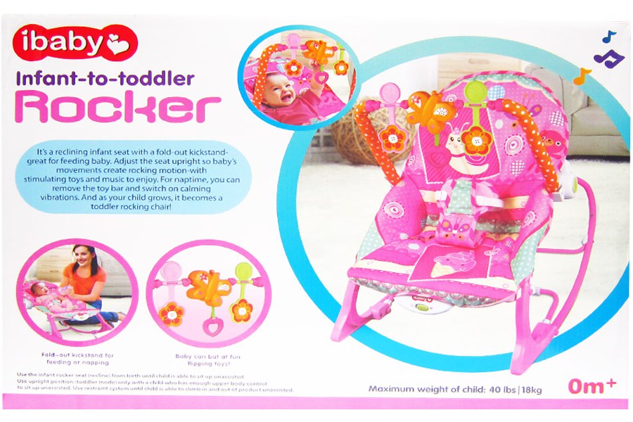 Комбиниран Релаксатор - iBaby (3 во 1) Pink - Image 10