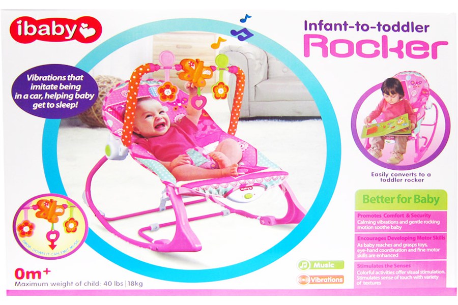 Комбиниран Релаксатор - iBaby (3 во 1) Pink - Image 9