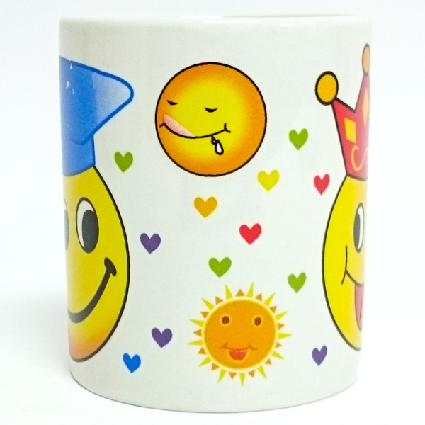 Филџан - Универзален (Смајли) Повеќе Дезени - Image 3