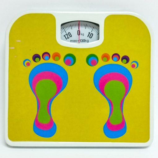 Вага за телесна тежина - Механичка (130кг) Повеќе дезени - nama.mk