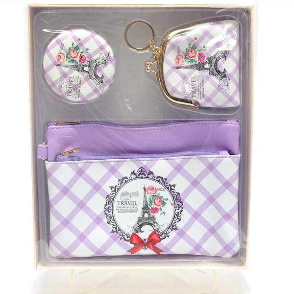 Сет за подарок - Несесер, Огледало и Паричник