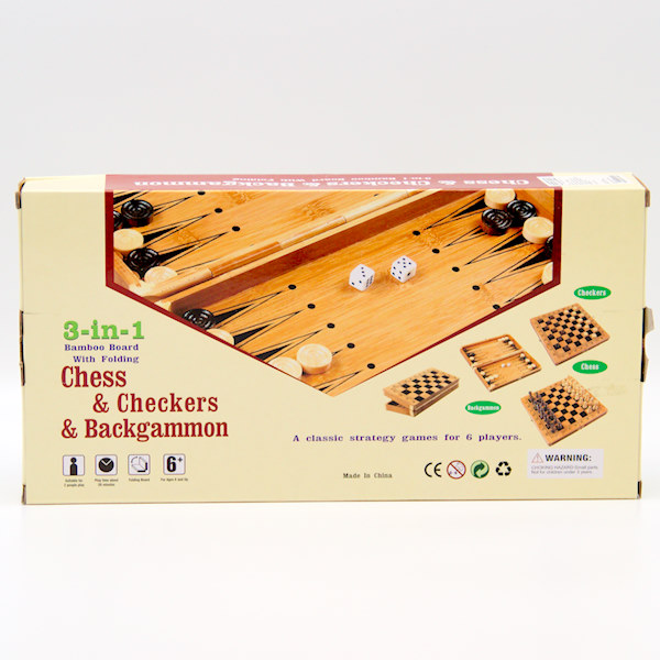 Шах - Табла (34см) Бамбус - Image 11