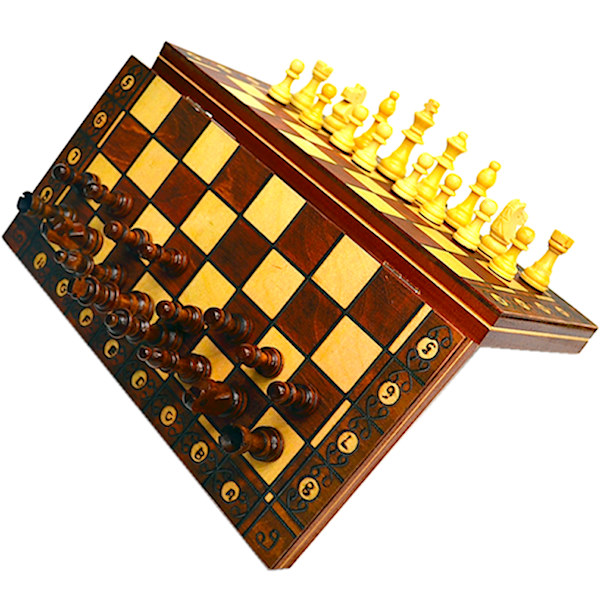 Шах - Табла (44см) Luxury Magnetic - Image 2