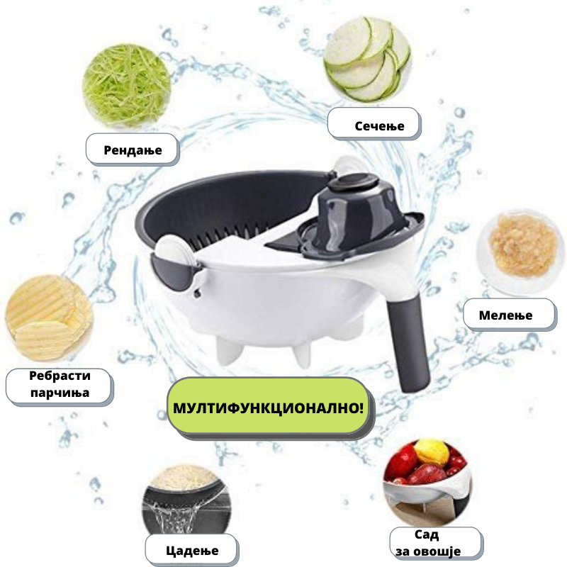 Мултифункционален сад - Со алатки за зеленчук