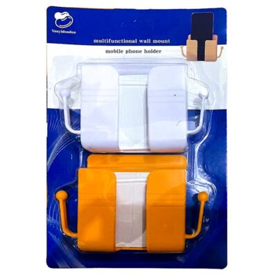 Држач Џеб за Мобилни (1+1) - Бело+Портокалово